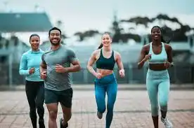 Achieving the Perfect Tone: How Often Should You Exercise for Results? 3 image of man and 3 women doing cardio exercise Nantwich to help tone and remove fat from the body.